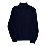 Tommy Hilfiger 1/4 Zip - Large Black Cotton