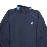 STARTER Mens Navy Blue Sports Zip Polyester Jacket M Lightweight Athletic