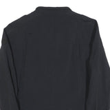 DIESEL Mens Black L Cotton Blend Jacket Zip Closure Stylish Casual L