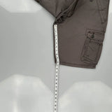 Lee Cargo Shorts - 32W 11L Grey Cotton