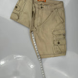 Lee Cargo Shorts - 32W 10L Beige Cotton