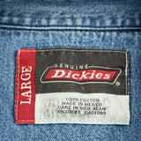 Dickies Denim Shirt - Large Blue Cotton