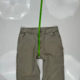 Carhartt Carpenter Trousers - 34W 31L Khaki Cotton