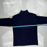 Polo By Ralph Lauren 1/4 Zip - Medium Navy Cotton