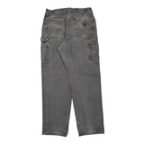 Carhartt Double Knee Carpenter Trousers - 31W 34L Grey Cotton