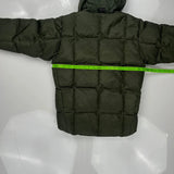 Hooded Polo By Ralph Lauren Puffer - Small Green Polyester