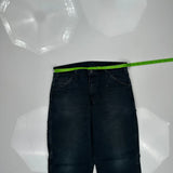 Dickies Double Knee Carpenter Trousers - 34W 31L Black Cotton