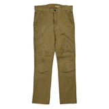 Carhartt Trousers - 28W 30L Khaki Cotton Blend