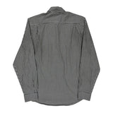 Lacoste Checked Shirt - Medium Black & White Cotton