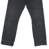 LEVI'S 501 Mens Jeans Black Regular Straight Denim Medium W32 L27 Classic Button