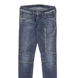 MISS SIXTY Y2K Womens Jeans Blue Slim Skinny Denim Medium W25 L31 Stylish Zip