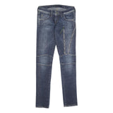 MISS SIXTY Y2K Womens Jeans Blue Slim Skinny Denim Medium W25 L31 Stylish Zip