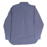 TOMMY HILFIGER Mens Blue Check Shirt M Button Down Casual Cotton