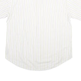 KAPPA Mens White & Beige Striped Shirt XL Casual Cotton Button Down
