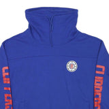 NBA Mens Blue LA Clippers Pullover Sweatshirt M Cotton Blend High Neck