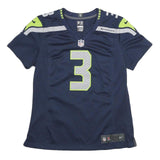 NFL Mens Blue & Green Wilson Football Shirt M Short Sleeve V Neck Graphic