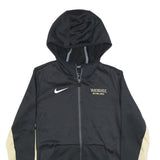 NIKE Mens Black & Cream Vanderbilt Bowling Full Zip Hoodie S Athletic Sportswear
