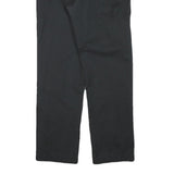 DICKIES Mens Cotton Blend Black Regular Tapered Trousers W31 L29 Workwear