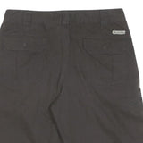 COLUMBIA Womens Shorts Black Casual L W36 Outdoor Cotton Blend Comfort Fit