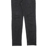 LEVI'S 502 Mens Jeans Black Regular Straight Denim Medium W31 L32 Zip Cotton