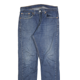 LEVI'S 505 Mens Jeans Blue Regular Straight Denim Medium W32 L32 Classic Zip