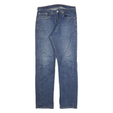 LEVI'S 505 Mens Jeans Blue Regular Straight Denim Medium W32 L32 Classic Zip