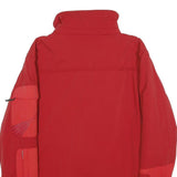 CHIEMSEE Mens Red Zip Jacket M Polyamide Blend Outdoor Sports Winter Wear