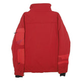 CHIEMSEE Mens Red Zip Jacket M Polyamide Blend Outdoor Sports Winter Wear