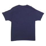 RUSSELL ATHLETIC Mens Navy Blue Nevada Graphic T-Shirt L Short Sleeve Crew Neck