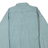 PRAIRIE MOUNTAIN Mens Blue Shirt XL Button Front Cotton Blend Casual Arizona