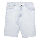 WRANGLER Mens Light Blue Denim Casual Shorts 2XL W36 Classic Fit