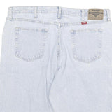 WRANGLER Mens Light Blue Denim Casual Shorts 2XL W36 Classic Fit