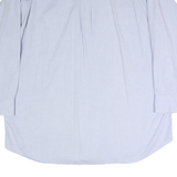 CHAPS Mens Light Blue Plain Cotton Shirt 2XL Classic Button Down Pocket