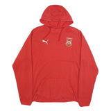 PUMA Mens Red Hoodie XL Stourbridge FC Cotton Blend Pullover Sweatshirt