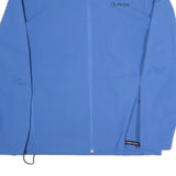 SHERPA Mens Blue Jacket XL Polyester Blend Plain Zip Casual Outdoor Activewear