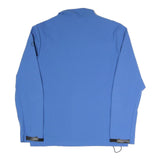 SHERPA Mens Blue Jacket XL Polyester Blend Plain Zip Casual Outdoor Activewear