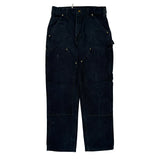 Carhartt Double Knee Carpenter Pants - 29W 30L Dark Wash Cotton