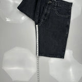 Avirex Graphic Denim Shorts - 38W 12L Gray Cotton