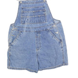 ROUTE 66 Womens Blue Denim Dungarees Relaxed Cotton Blend M W34 L3 Casual Summer