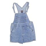 ROUTE 66 Womens Blue Denim Dungarees Relaxed Cotton Blend M W34 L3 Casual Summer