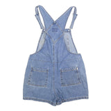 ROUTE 66 Womens Blue Denim Dungarees Relaxed Cotton Blend M W34 L3 Casual Summer