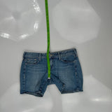 True Religion Denim Shorts - 32W US 8 Blue Denim