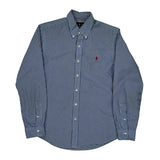 Ralph Lauren Checked Shirt - Medium Blue Cotton