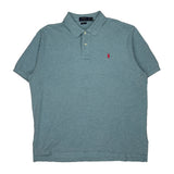 Polo By Ralph Lauren Polo Shirt - 2XL Blue Cotton