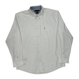 Tommy Hilfiger Polka Dot Shirt - XL White Cotton