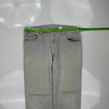 Levis Jeans - 36W 30L Grey Cotton