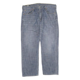 LEVI'S Mens Regular Fit Blue Denim Jeans W36 L32 Classic Cotton Zip Pockets