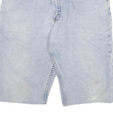 WRANGLER Mens Denim Blue Casual Shorts 2XL W34 Cotton Blend Summer Wear