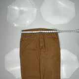 Dickies Carpenter Pants - 36W 30L Brown Cotton
