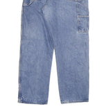 DICKIES Mens Regular Fit Blue Denim Jeans W40 L32 Workwear Cotton Blend Zip